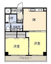 デュアルカーサ横町の物件間取画像